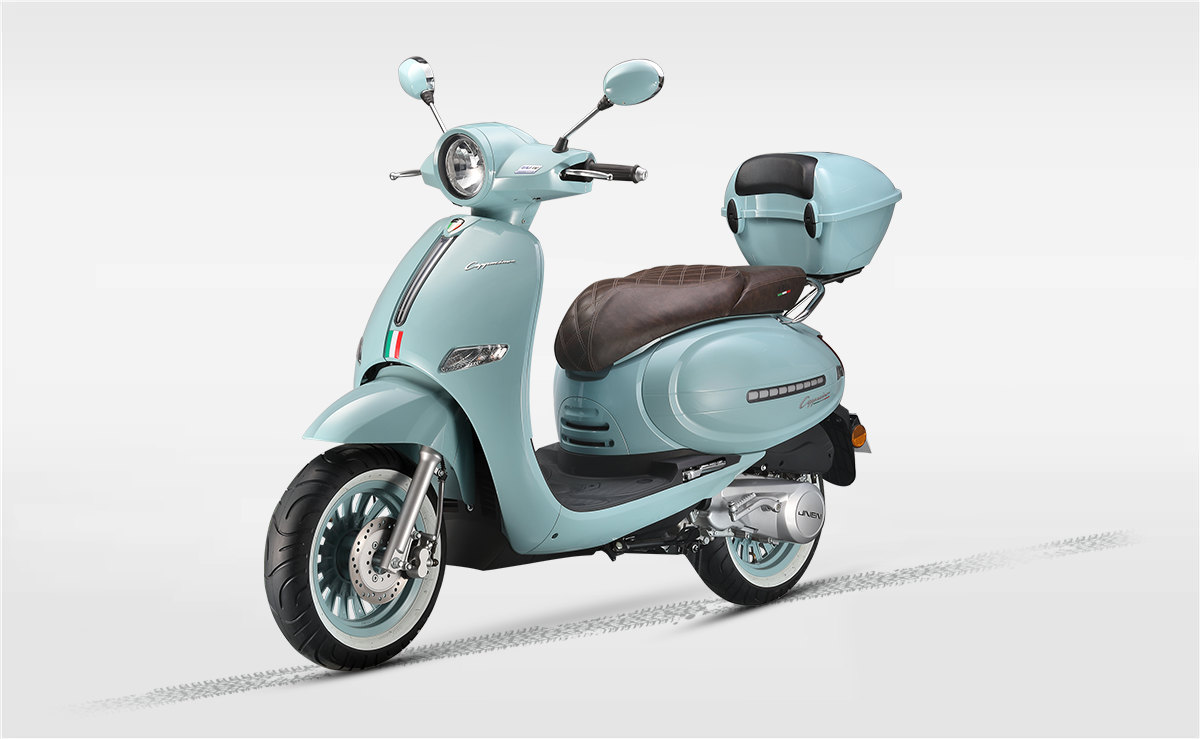 Vespa de estilo retro Cappuccino